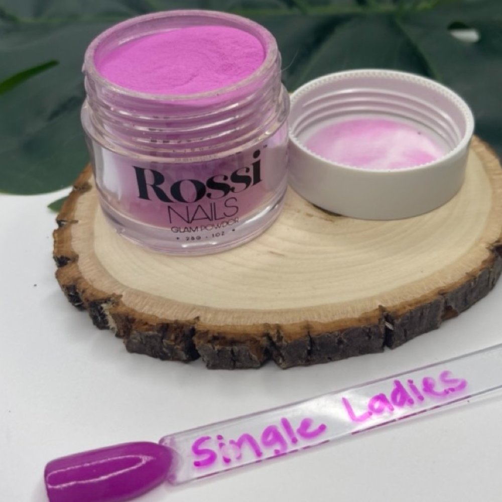 Rossi Nail Dip | All The Single Ladies Pink/Purple Dip Powder - Picture 8 of 9
